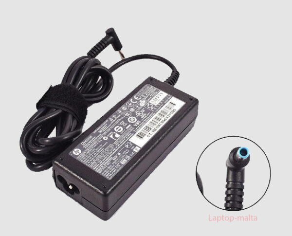 HP Laptop Charger 65W (Blue Tip)