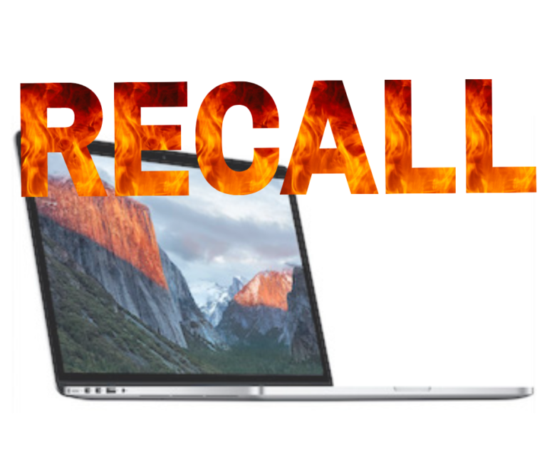 MacBook pro recall program