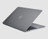 Apple MacBook Air 13 M1 2020 Space Gray rear Apple MacBook Air 13 M1 2020 A2337 Space Gray refurbished laptop, rear view of the lid with Apple logo