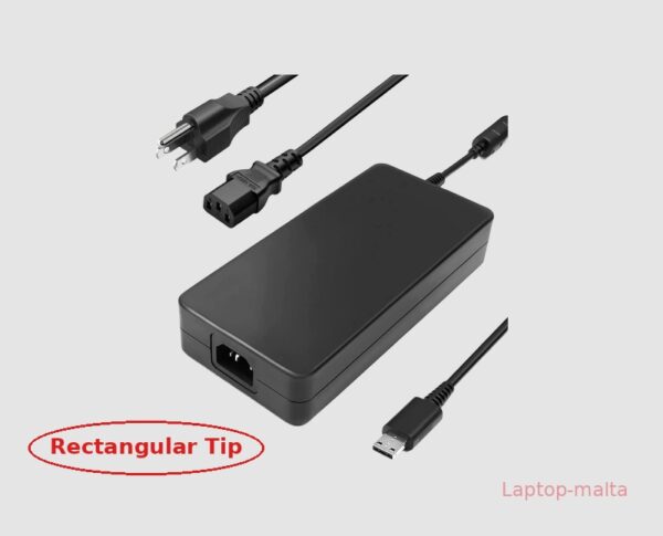 Msi-240W-Laptop-Charger-Rectangular-Tip Msi 240W Laptop Charger (Rectangular Tip)