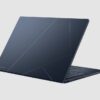 Asus Zenbook 14 OLED UX3405MA rear view Asus Zenbook 14 OLED UX3405MA rear view showing the Ponder Blue lid and hinge