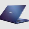 ASUS Vivobook R429M Celeron ASUS Vivobook R429M Celeron in Blue, closed lid rear angle view