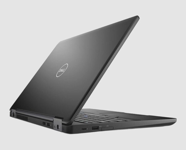 Dell Latitude 5590 i5 rear view Dell Latitude 5590 i5 rear view showing the black lid