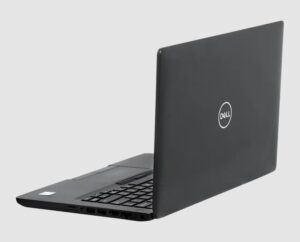 Dell Latitude 5400 i7 in Black, three-quarter side view
