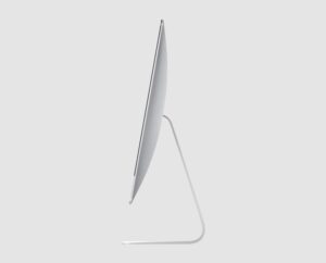 Apple iMac 21.5" 4K (2019) i3, side profile view