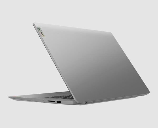 Lenovo IdeaPad 3 17IAU7 i7 rear view showing the Gray lid