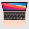 MacBook Air A2179 i3 angle MacBook Air A2179 i3 in Gold, three-quarter side view