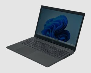 Dell Latitude 3510 i3 in Black, three-quarter side view