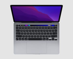 MacBook Pro A2338 2020 M1, front view