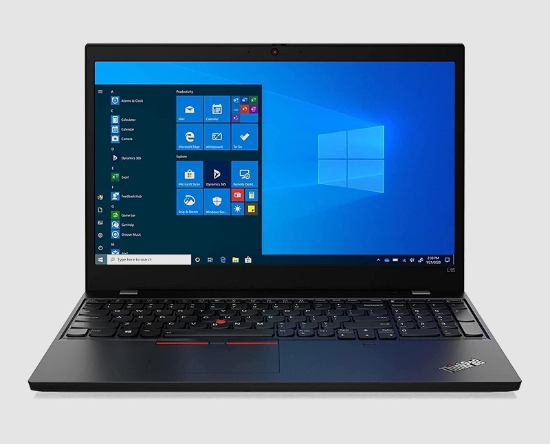 Lenovo ThinkPad L15 Gen 2 (Intel) refurbished laptop, front view