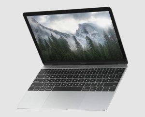 Apple MacBook (Retina, 12-inch, Early 2015) refurbished laptop, side view with ports