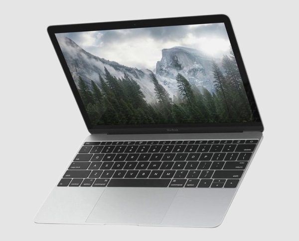 Apple MacBook (Retina, 12-inch, Early 2015) side view with ports Apple MacBook (Retina, 12-inch, Early 2015) refurbished laptop, side view with ports