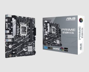 ASUS Prime B760M-K D4 motherboard, with box