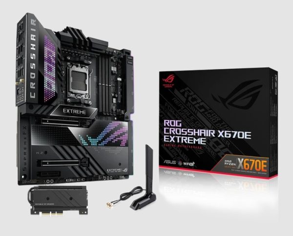 ASUS ROG Crosshair X670E Extreme Motherboard (AM5) with box ASUS ROG Crosshair X670E Extreme motherboard, with box