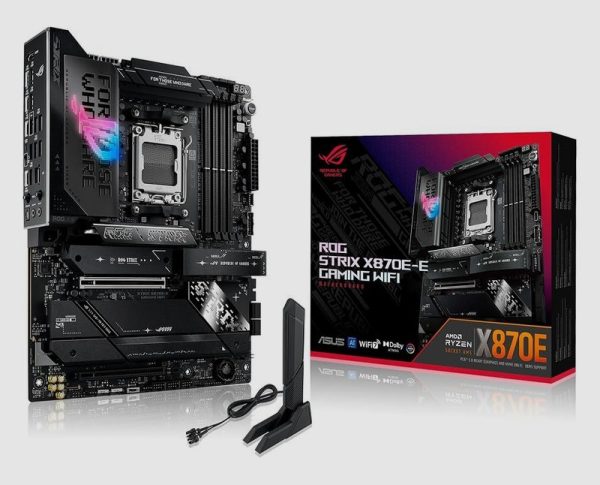 ASUS ROG Strix X870E-E Gaming WiFi Motherboard (AM5) with box ASUS ROG Strix X870E-E Gaming WiFi motherboard, with box
