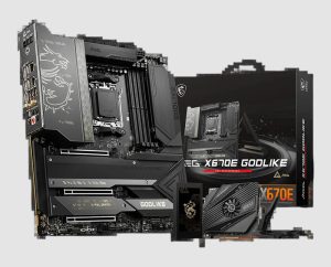 MSI MEG X670E GODLIKE AM5 motherboard, with box