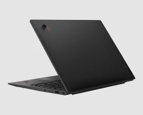 Lenovo ThinkPad X1 Carbon Gen 11 closed lid Lenovo ThinkPad X1 Carbon Gen 11 i7 refurbished laptop, closed lid with carbon-fibre weave