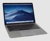 Apple MacBook Air 13 A1932 open, three-quarter view Apple MacBook Air 13 A1932 refurbished laptop in Space Gray, open at an angle showing the keyboard
