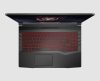 MSI Katana GF76 12UGS keyboard from above MSI Katana GF76 12UGS refurbished gaming laptop, red backlit keyboard with numeric keypad from above