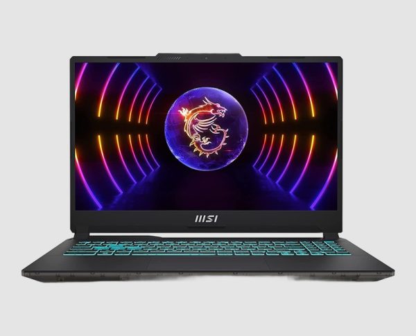 MSI Cyborg 15 front view MSI Cyborg 15 gaming laptop, front view