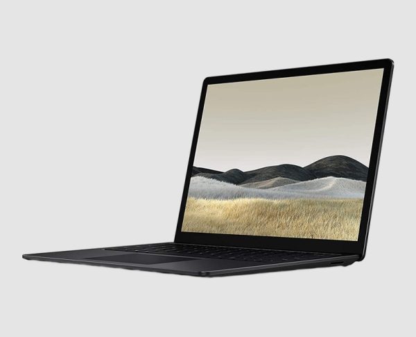 Microsoft Surface Laptop 3 refurbished laptop, side view with ports